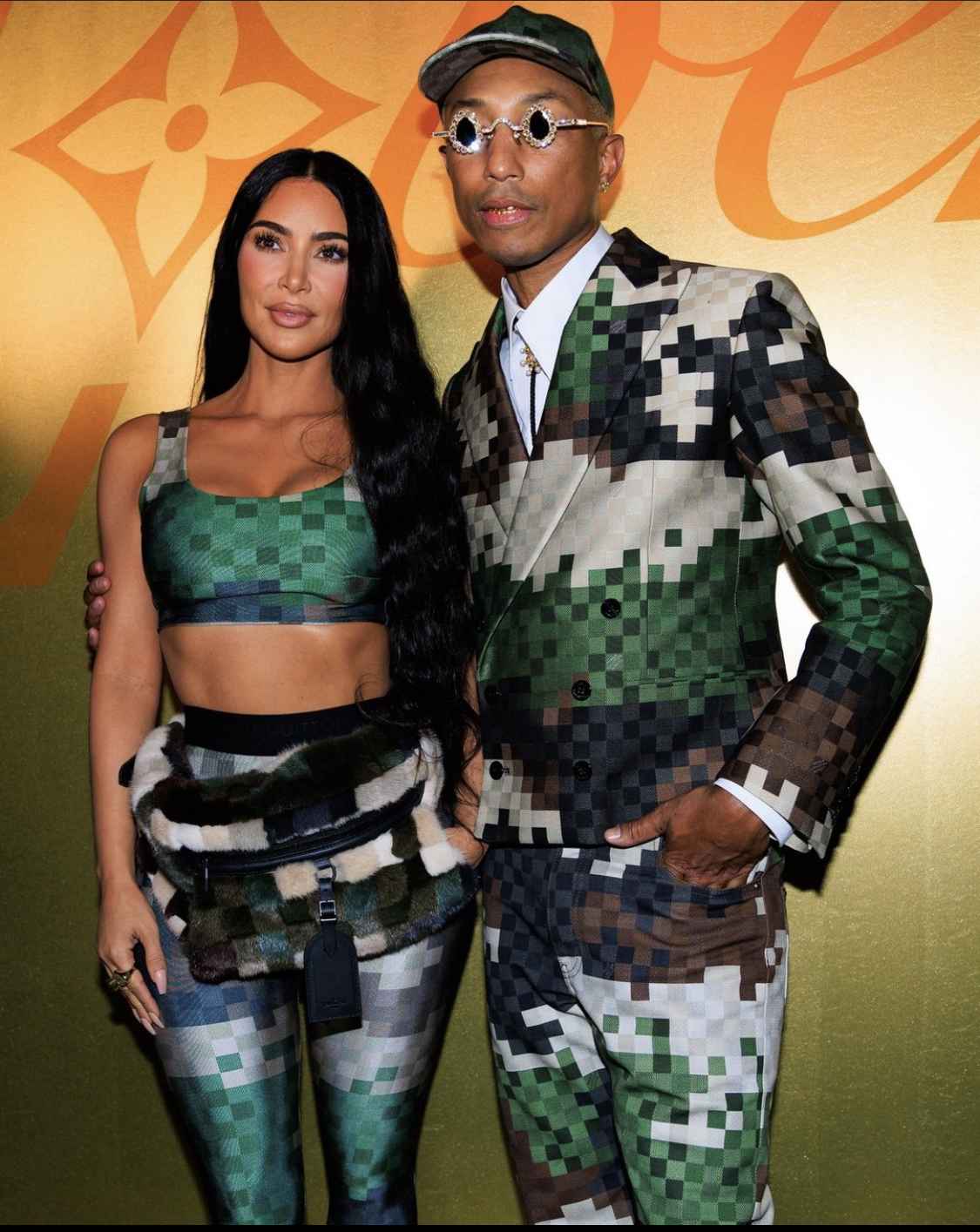 Rihanna & Asap Rocky at Pharrell's Louis Vuitton debut in Paris via •